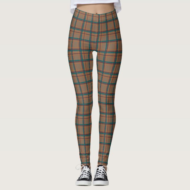 Leggings Légendes en carton chic d'automne (Devant)