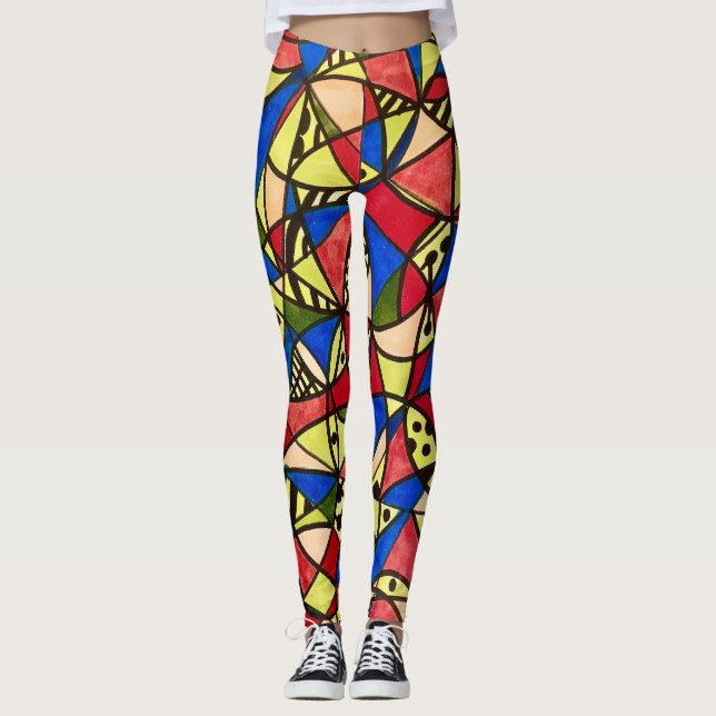 Leggings Légendes en verre tendu pour toute l'année 'rond (Devant)