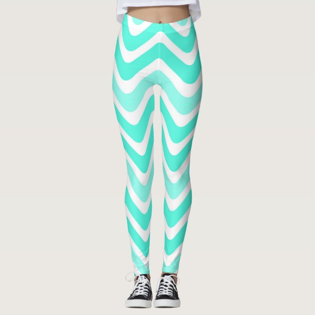 Leggings Légendes femmes de Wavy Lines (Devant)