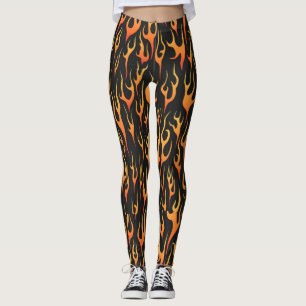 Leggings Légendes flammées
