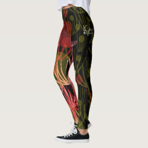 Leggings Légendes Fleurs sauvages d'automne