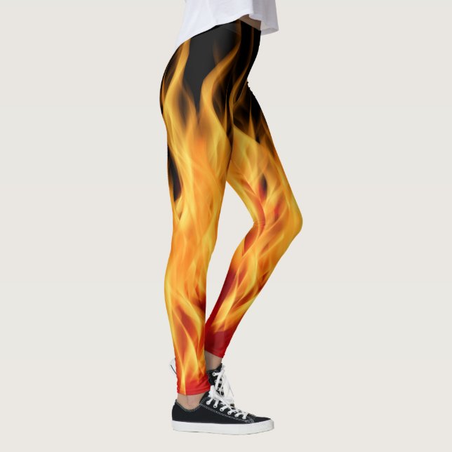 Leggings Légendes Fusion de flamme : allumez votre style (Droite)