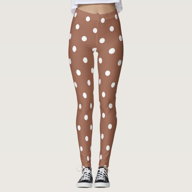 Leggings Légendes imprimées à petits pois (Devant)
