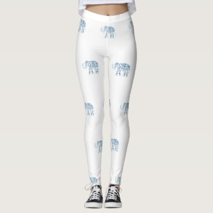 Leggings Légendes imprimées éléphantes