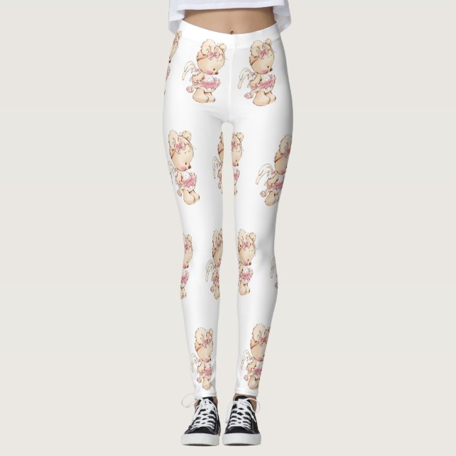 Leggings Légendes imprimées en peluche (Devant)