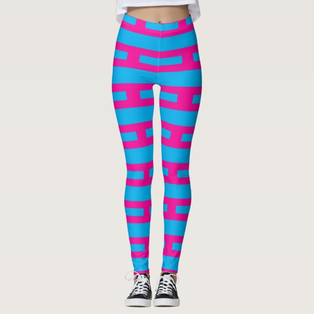 Leggings Légendes Magenta Tout-Sur-Impression (Devant)