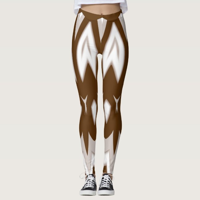 Leggings Légendes marron "Ratti_Creative_Arts" (Devant)
