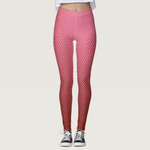 Leggings Légendes motifs en fibre de carbone rose