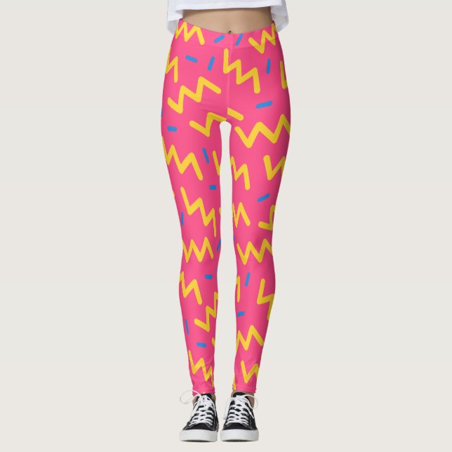 Leggings Légendes Motifs tendance des années 80 (Devant)
