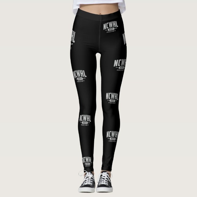 Leggings Légendes NCWHL - Noir (Devant)