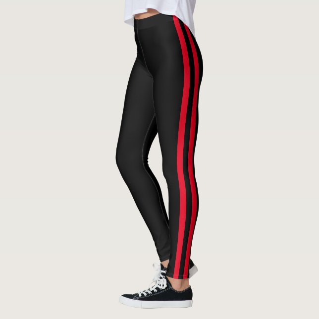 Leggings Légendes noires avec des couleurs personnalisées d (Gauche)