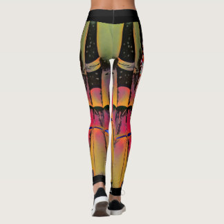 Leggings Légendes noires flambantes