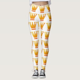 Leggings Légendes personnalisées Couronne dorée