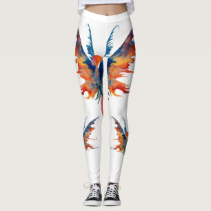 Leggings Légendes personnalisées de l'aquarelle fée