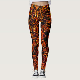 Leggings Légendes personnalisées fractales