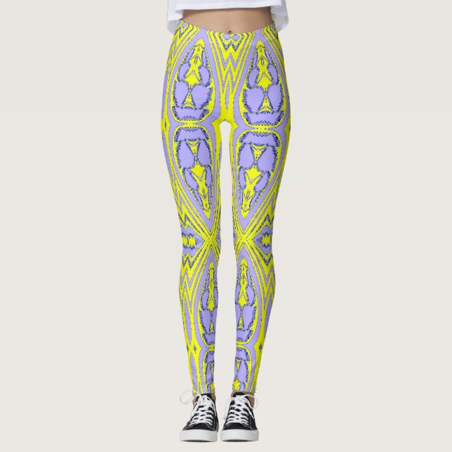 Leggings Légendes texturales "Ratti_Creative_Arts" (Devant)