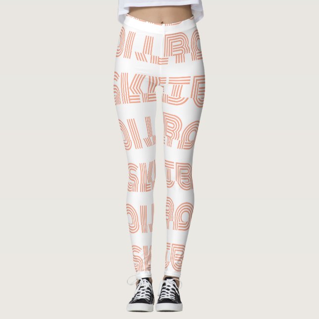 Leggings Légendes toutes-sur-impression (Devant)