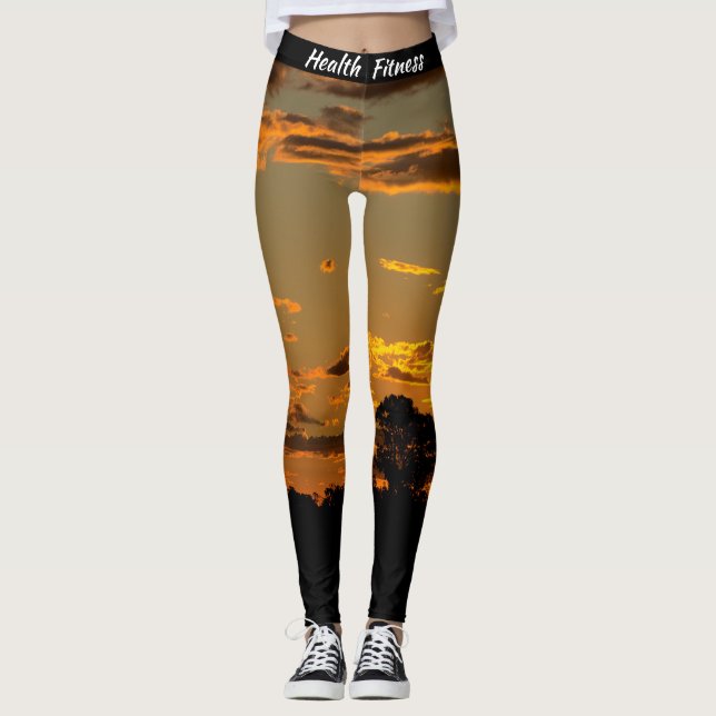 Leggings Légendes toutes-sur-impression (Devant)