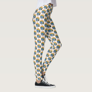 Leggings Légendes toutes-sur-impression d'incendie informat