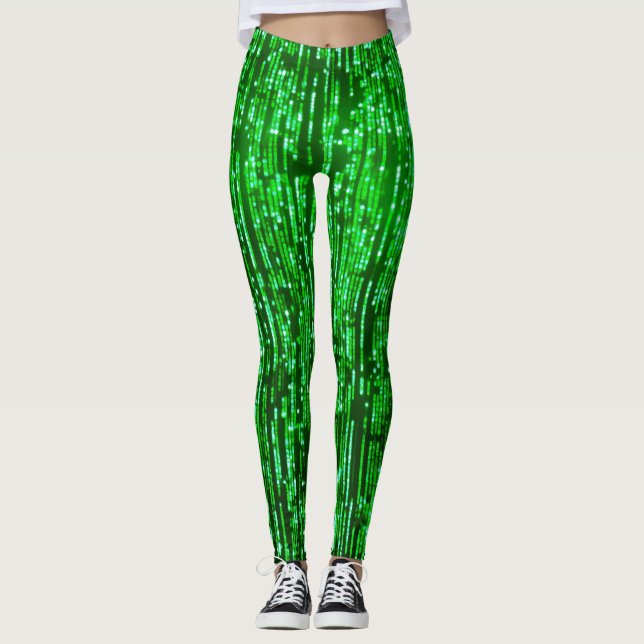 Leggings Légendes vertes à taille haute pour les femmes - C (Devant)