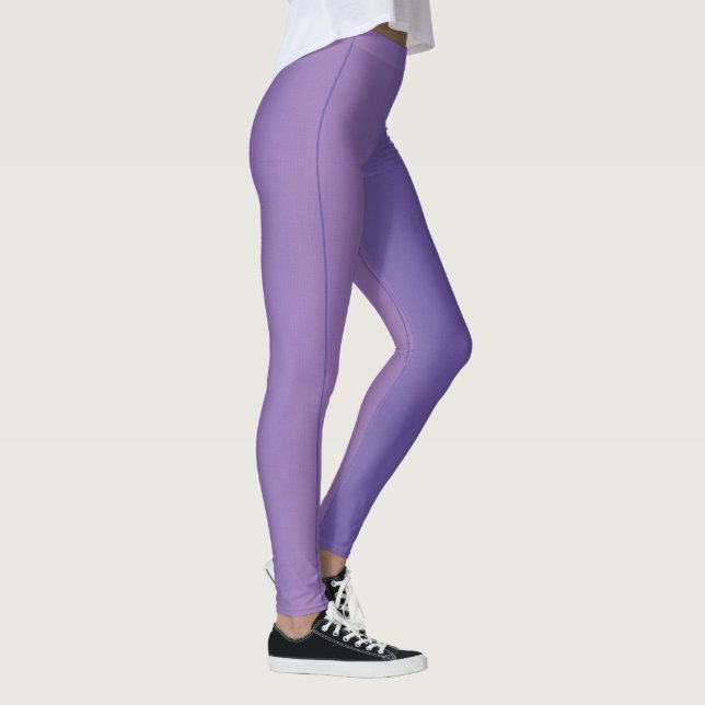 Leggings Légendes violettes de lavande de dégradés (Droite)