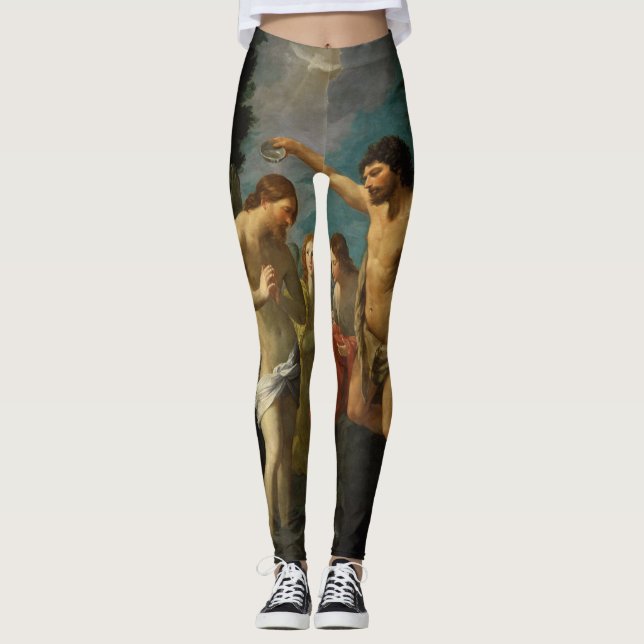 Leggings Léggations d'art religieux (Devant)