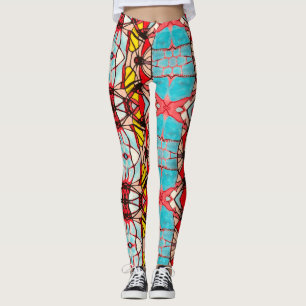 Leggings Leggings, Abstrait Psychedelic tr IV