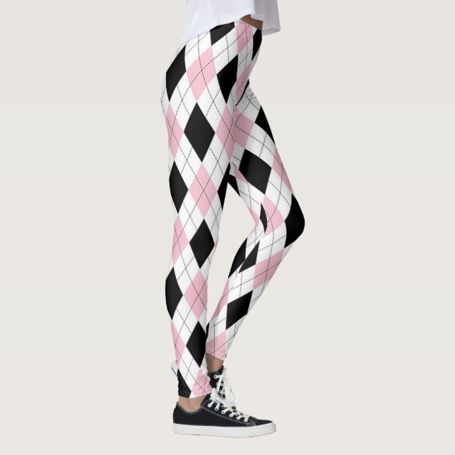 Leggings Leggings/Diamants roses et noirs (Droite)