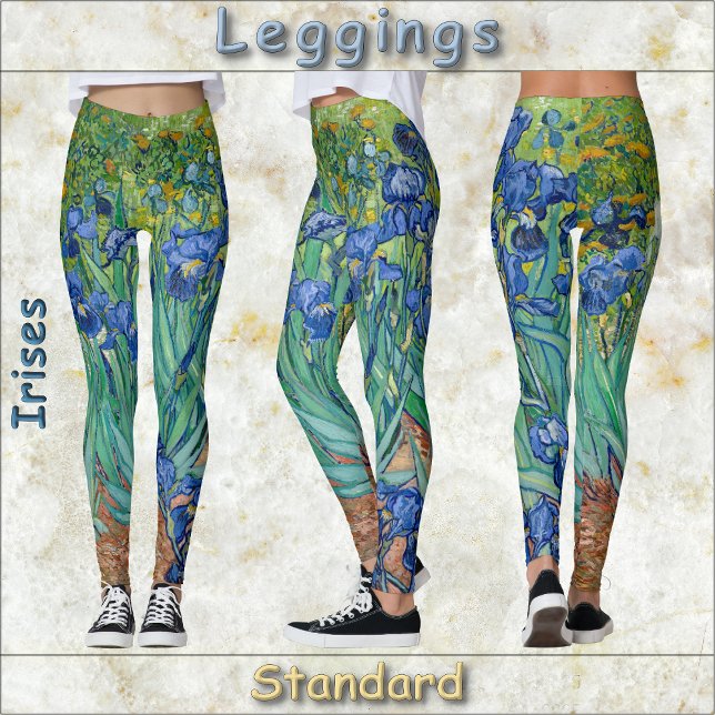 Leggings LÉGGINGS - "Irises" - Vincent van Gogh (Créateur téléchargé)