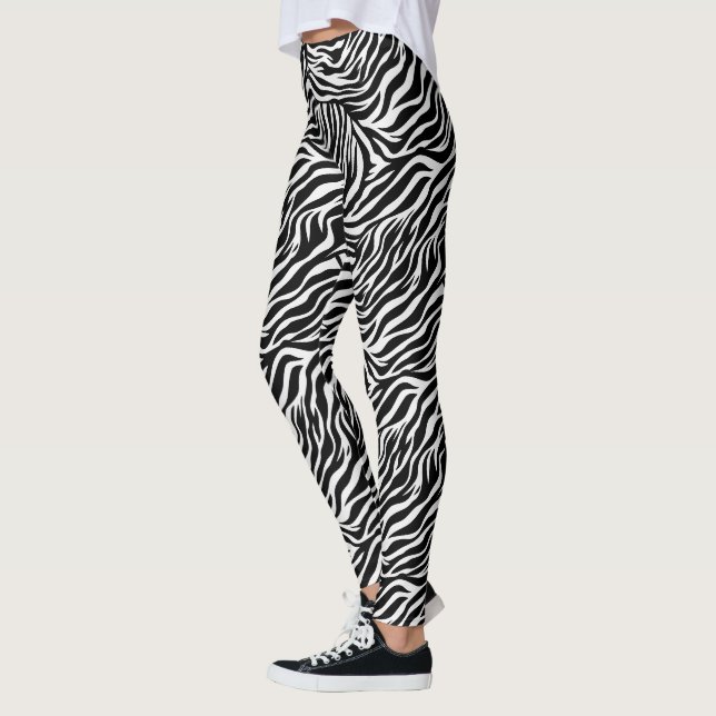 Leggings Leggings-Zebra pour femmes (Gauche)
