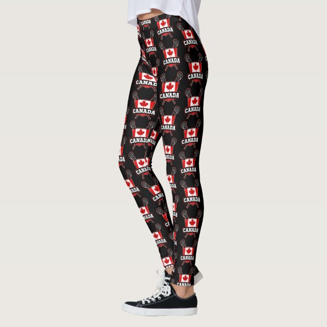 Leggings Leggins LAX du pavillon canadien (Gauche)