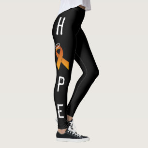 Leggings LEGGINS ORANGES d'ESPOIR de RUBAN par OASOTA