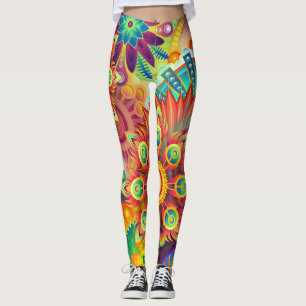 Leggings leggins psychédéliques