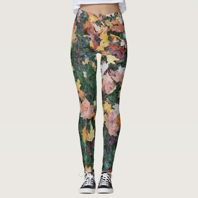 Leggings Leggins rétro modernes élégants abstraits (Devant)