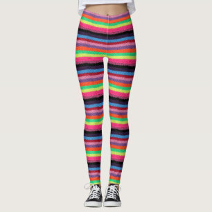 Leggings Léggins tricotés colorés