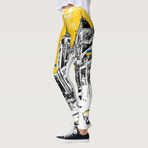 Leggings Leggins - Ukraine Motiv