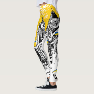 Leggings Leggins - Ukraine Motiv