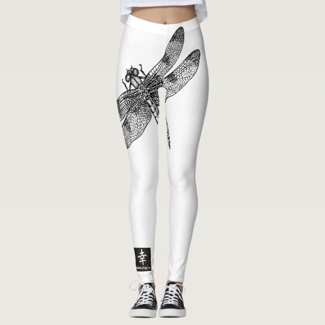 Leggings LeggONFLY KANJI POUR LE BONHEUR (Devant)