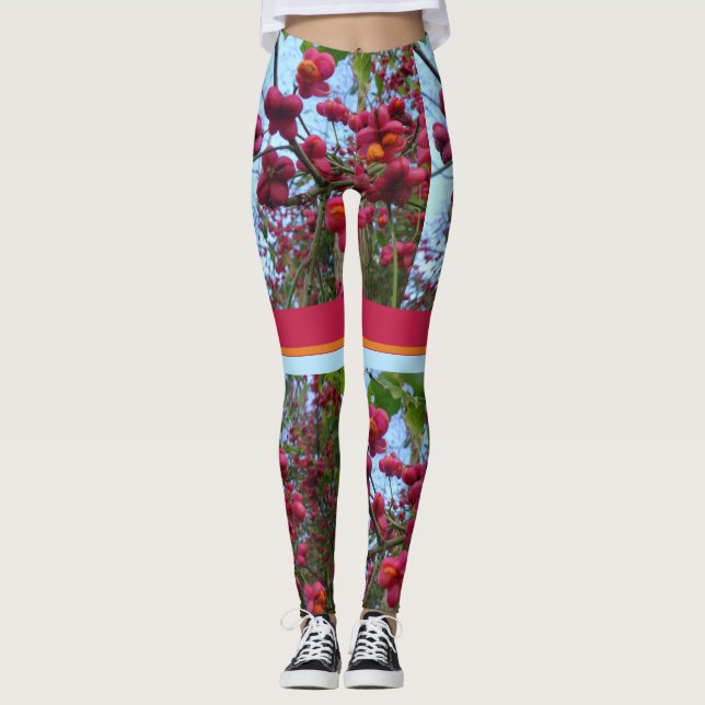 Leggings Legs Casquette écarlate (Devant)