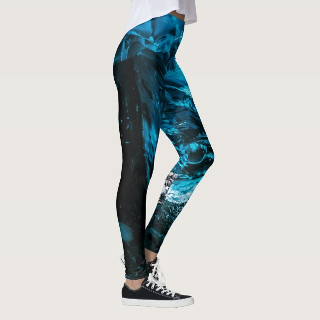 Leggings Legs de glace bleue (Droite)