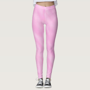 Leggings Legs de lave à aquarelle rose blanc