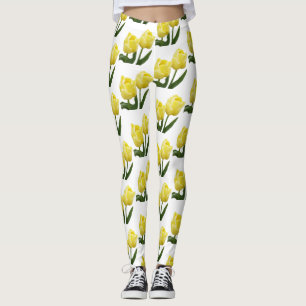 Leggings Legs de Tulipes Jaunes
