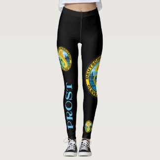 Leggings Legs noirs DMV Prost avec logo couleur