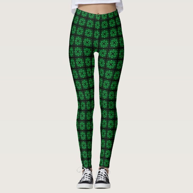 Leggings Legs Spandex Vert (Devant)