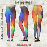 Leggings LÉGUMES - Couleurs de l'arc-en-ciel<br><div class="desc">Pour ceux qui aiment porter des couleurs audacieuses, ce design offre toutes les couleurs de l'arc-en-ciel, et peut-être quelques autres. Disponible en cinq tailles pour femmes (XS, S, M, L, XL). Voir la description "A propos de ce produit" ci-dessous pour des informations générales sur le dimensionnement et le produit, L'image...</div>