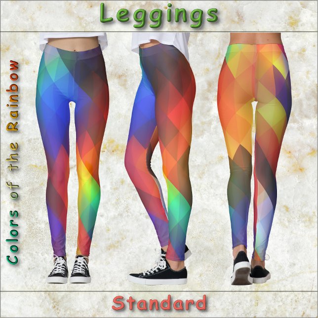 Leggings LÉGUMES - Couleurs de l'arc-en-ciel (Créateur téléchargé)
