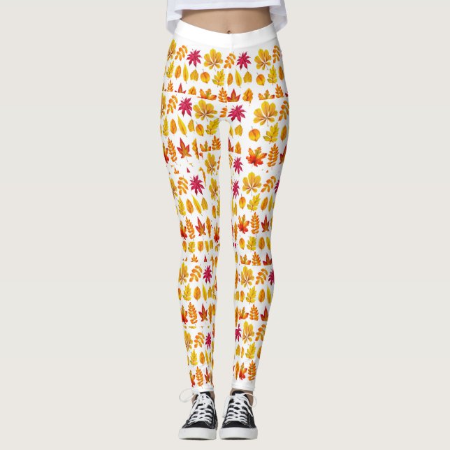 LEGGINGS LÉGUMES IMPRIMÉES FEUILLES (Devant)