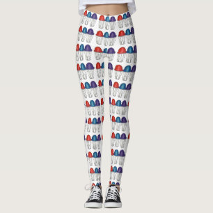 Leggings Légumes italiens Shaved Ice Snocone Snow Cone