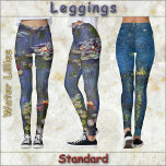 Leggings LÉGUMES - "Lillies d'eau" - Claude Monet<br><div class="desc">Une image intitulée "Water Lillies" de Claude Monet est présentée sur ces Leggings colorés. Disponible en cinq tailles pour femmes (XS, S, M, L, XL). Voir la description "À propos de ce produit" ci-dessous pour des informations générales sur le dimensionnement et le produit. L'image couvre l'ensemble de la paire de...</div>