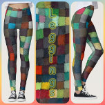 Leggings LÉGUMES - Photo de mai - Design d'art Abstrait<br><div class="desc">Une image artistique abstraite intitulée "May Picture" (1925) est présentée sur ces Leggings colorés. Disponible en cinq tailles pour femmes (XS, S, M, L, XL). Voir la description "A propos de ce produit" ci-dessous pour des informations générales sur le dimensionnement et le produit. L'image abstraite couvre l'ensemble de la paire...</div>